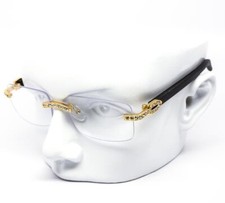 diamond buffs sunglasses men's women's LUXURY glasses retro Gold buff's vvs Ice