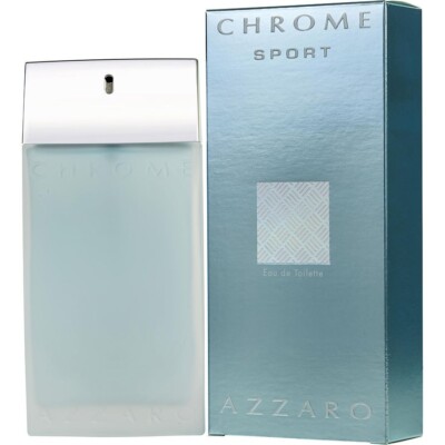Chrome Sport by Azzaro 3.4 Fl oz EDT Spray for Men