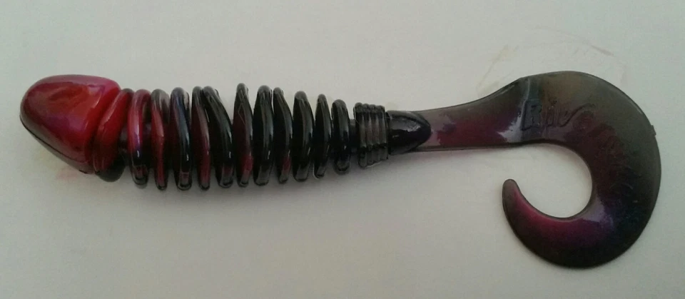 Riverside Lures - 4" Wooly Curlytail 5pk Tequila Sunrise - Image 2 of 2