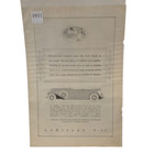 Vintage 1931 Cadillac V-12 Cadillac Motor Car Company Ad Advertisement