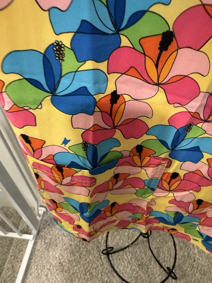 NEW French Bull Koi Extra Extra Small XXS scrub top Lulu Bora Bora Bulldog - Image 4 of 4