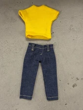 SU-CAGE-SET: 1/12 Yellow T-shirt & Jeans Set for Marvel Legends Luke Cage Figure