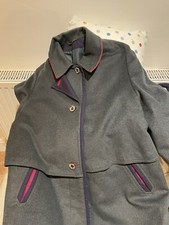 Original Loden Womens Green Wool Blend Coat Austria Size Excon Winter Vintage