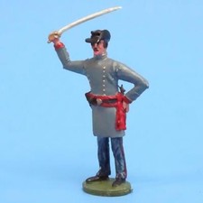 CORD-3061 - Confederate Artilleryman - Unknown Manufacturer - ACW - 54mm - Metal