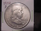 1948 FRANKLIN HALF DOLLAR HIGHER GRADE POPULAR BETTER DATE SHIPS FREE