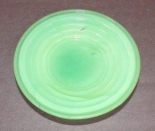 Akro Agate J.P. Pressman Lime Green Saucer - Child's Tea Set
