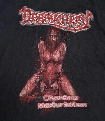 Devourment Band T-Shirt Black Brutal Death Metal Graphic Tee Double Sided