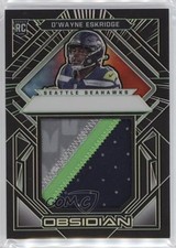 2021 Obsidian Volcanic Material Electric Etch Green 17/50 D'Wayne Eskridge 0qc2