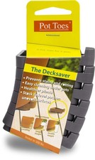 Bosmere Pot Toes, Dark Gray Pack of 6 Pack of 6