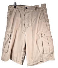 Levi's Men's Tan Carrier Cargo Shorts Size 34 Cotton Casual Outdoor Pocket