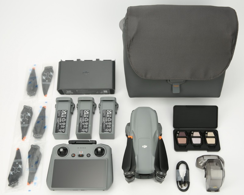 DJI Air 3S Camera Drone Fly More Combo with DJI RC 2 Screen Remote Controller