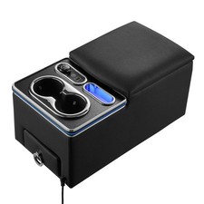 Uimoso Universal Rear Bench Seat Console With Usb Ports Ambient Lighting Uimoso Universal Rear Bench Seat Console With Usb Ports Ambient Lighting
