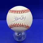 Steve Sax Early Signed Official Major League Baseball Auto Dodgers Yankees Sox