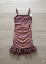 Speechless Girls' Glitter Mesh Ruffle Hem Party Dress Size 10