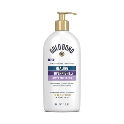 Gold Bond Healing Overnight Body & Face Lotion 13oz