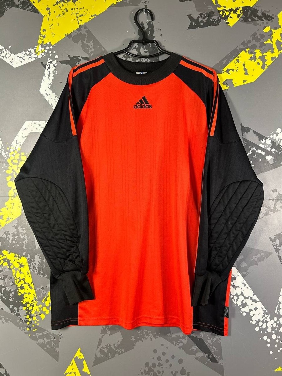 00s〜90s adidas keeper uniform イングランド産 Adidas Vintage Jersey Football Soccer Goalkeeper Shirt 90s 00s Men