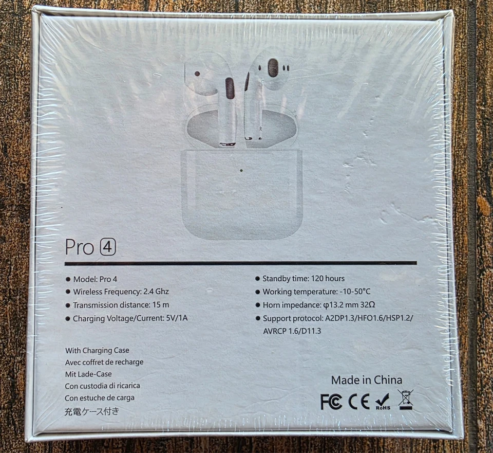 Pro 4 True Wireless Stereo Ear Buds, New Factory Sealed - Image 2 of 2
