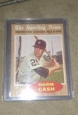 1962 Topps - The Sporting News American League All-Star Norm Cash #466 All-Star