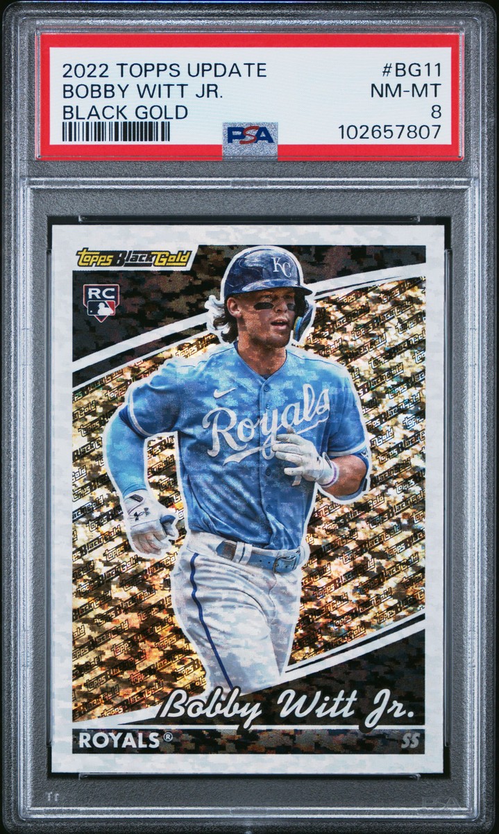 2022 Topps Update Black Gold Bobby Witt Jr. #BG11 PSA 8 RC | eBay