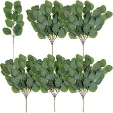 30 Pieces Artificial Eucalyptus Leaves Stems Eucalyptus Long Greenery for Holid