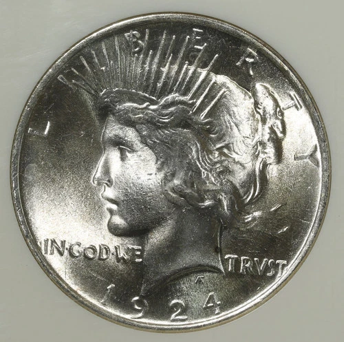 1924 NGC MS64 Peace Silver Dollar