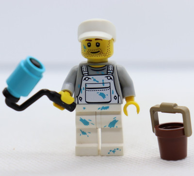 Decorator Painter Series 10 Paint Roller Bucket CMF LEGO  Minifigure Mini Figure