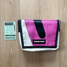 Borsa a tracolla FREITAG F11 LASSIE rosa a pois nera rara fuori produzione dal Giappone