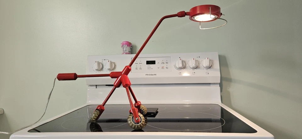 IKEA KILA LÁMPARA PERRO ROJA HARRY ALLEN ESCANDINAVO MODERNO ESCRITORIO/MESA Con ENCHUFE Foto 4 de 4