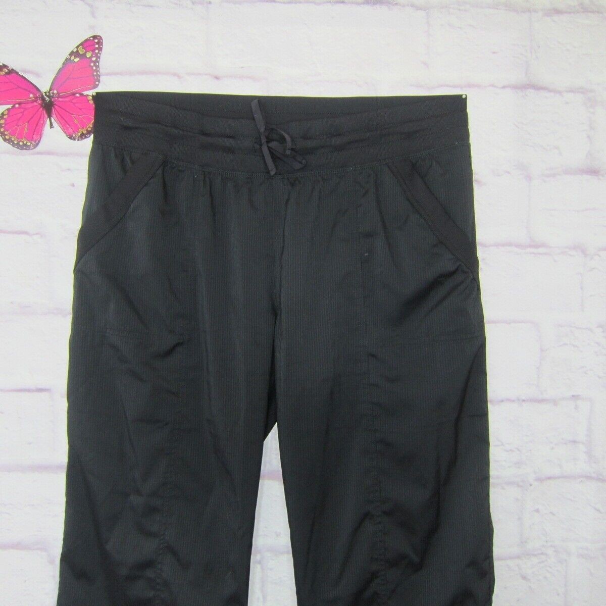 Marika Tek Black Lightweight Drawstring Cropped D… - image 2