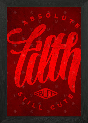 Absolute Filth Framed Wall Art Poster Canvas Print Picture