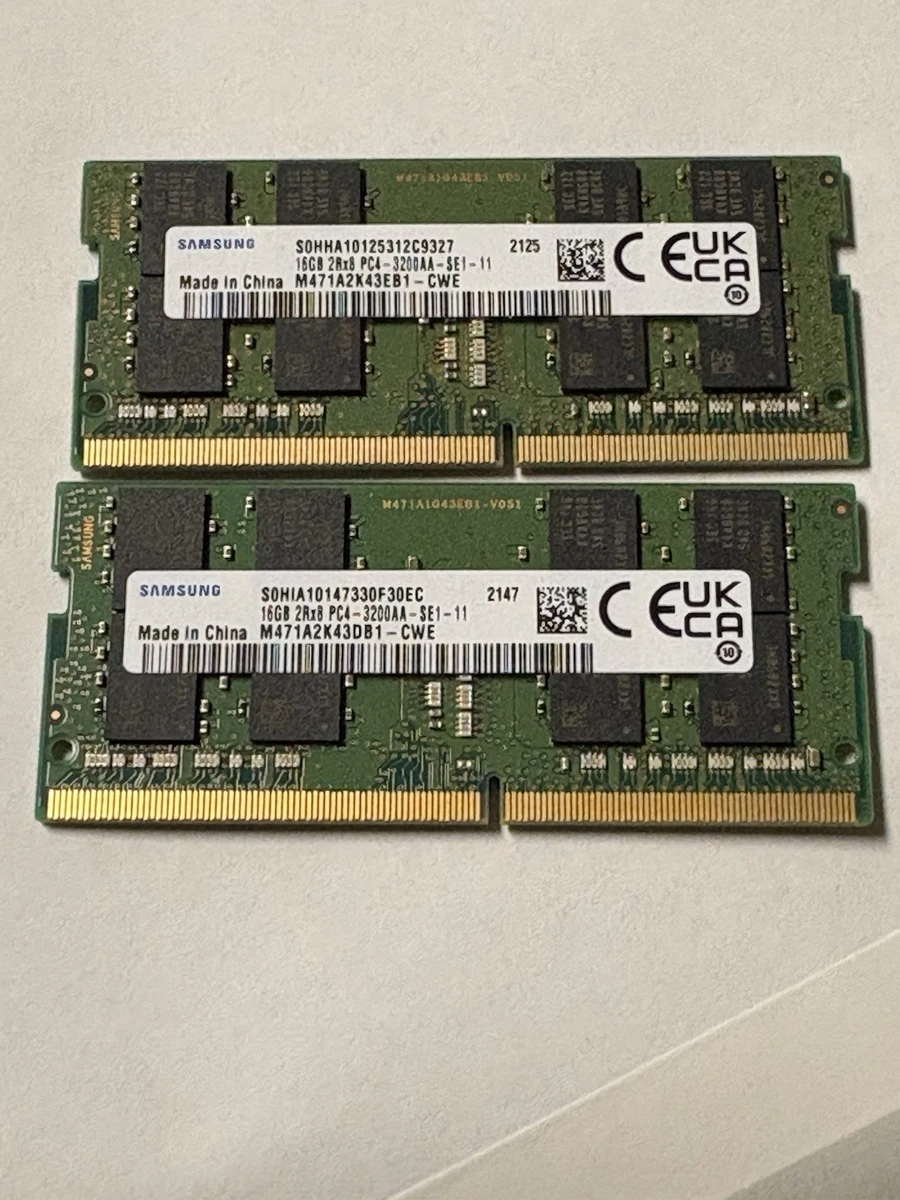 Samsung DDR4 SDRAM 16 GB Capacity per Module Memory (RAM) for sale