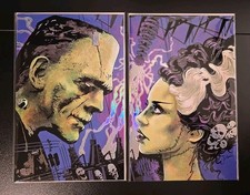 MONSTERS OF FRANKENSTEIN CONNECTING COVER SET GREG LAND NYCC 2025 LTD 200 SETS
