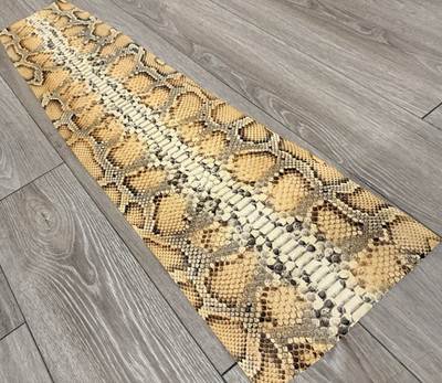 Honey Burmese Python Genuine Snake Leather real hide snake skin Rattle boa 183