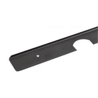 GTV Eckleiste 38 mm schwarz L 630mm   Aluminium Abschlussleiste für Arbeitsplatt