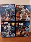 LEGO Star Wars: Mech Lot of 4 (75369) (75368) (75370) (75390) New Sealed
