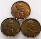 1950's Lincoln Cent Collection 1952 D 1954 D & 1955 D BU 1c-Nice Eye Appeal