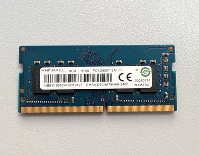 Ramaxel 8GB DDR4 2400MHz PC4-2400T 1Rx8 SO-DIMM Laptop RAM RMSA3260NA78HAF-2400