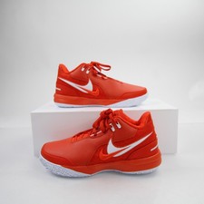 Nike LeBron Basketball Shoe Men's Orange/White Used