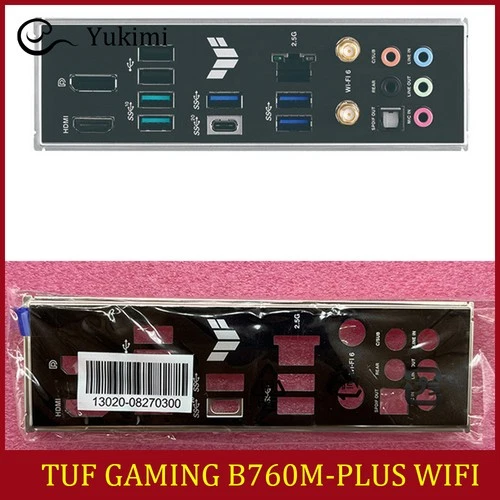 NEW FOR ASUS TUF GAMING B760M-PLUS WIFI Ｍotherboard I/O Shield Backplate