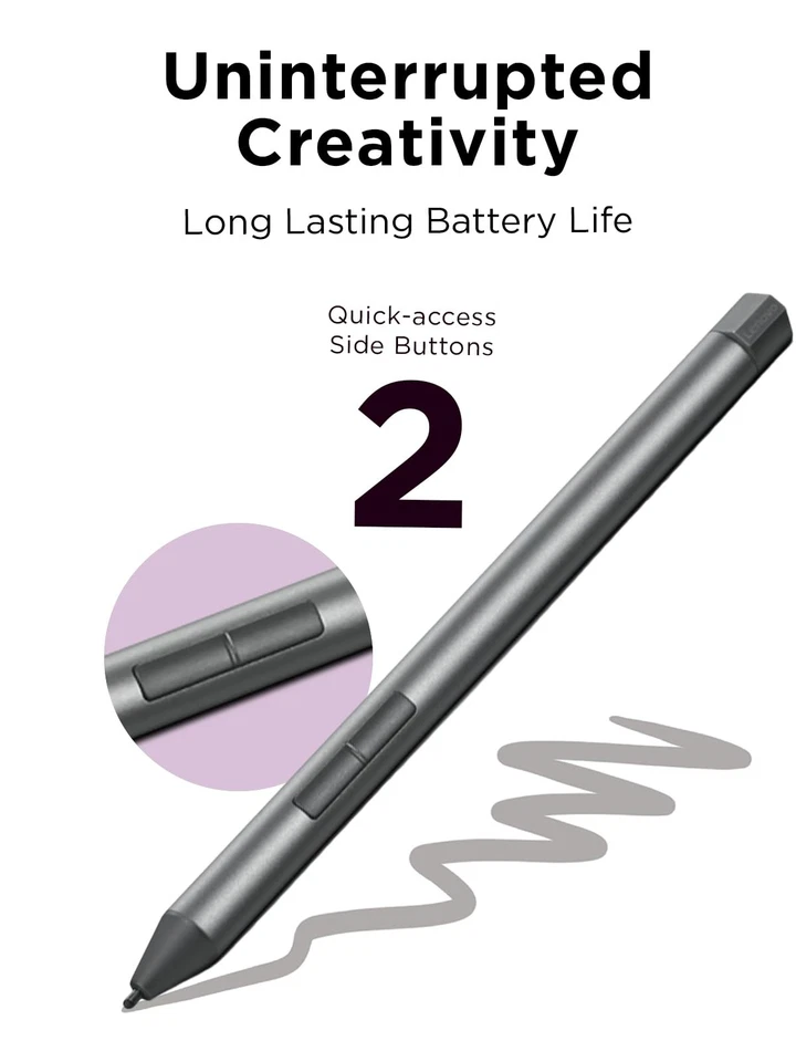 Lenovo Digital Pen 2 Touchscreen Stylus For Ideapad Yoga Thinkbook Models - Image 3 of 4