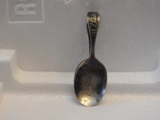 Vintage Curved Handle Baby Spoon Imperial Silver Plate