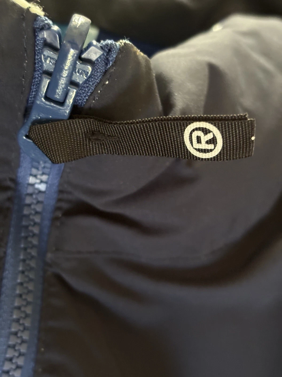 BAPE A Bathing Ape ABC Camo Reversible Down Jacket Blue Navy L Authentic - product detail image 14