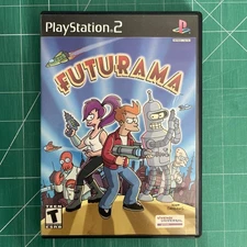 Futurama PS2 PlayStation 2 case and manual only. Intact registration. NO GAME