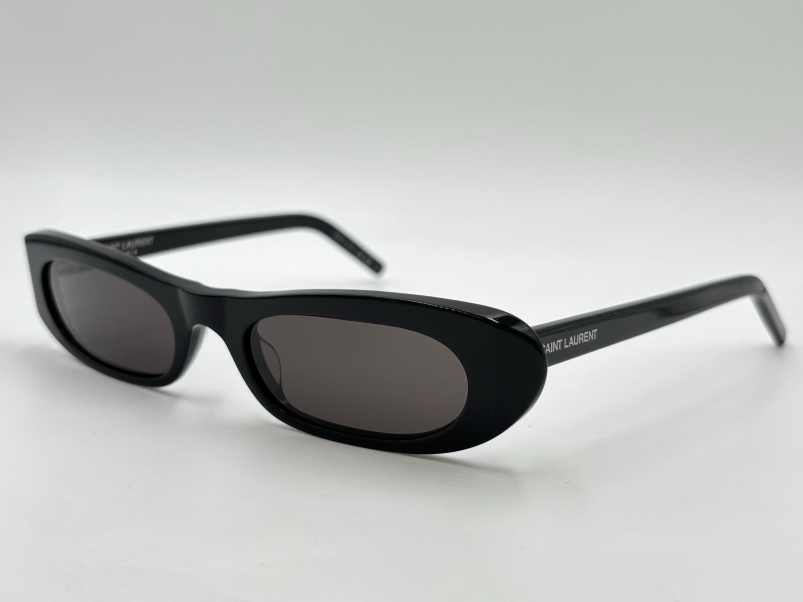 Occhiali da sole SAINT LAURENT SL557 SHADE 001 nero lucido; grigio AUTENTICI ITALIA