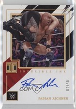 2022 Panini Impeccable WWE Indelible Ink Holo Gold 5/10 Fabian Aichner Auto 4f5