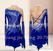Ice Figure Skating Dress Figure Skating Dress For Competition blue
