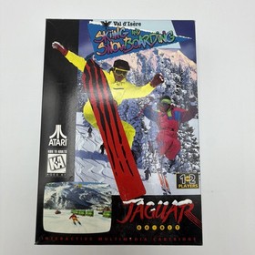 VAL D'ISERE SKIING & SNOWBOARDING Atari Jaguar Cartridge + Manual In Box