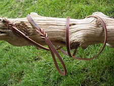 LEATHER DOG LEASH, HAND STITCHED, 3/8" X 72", SOLID BRASS SNAP ,NEW, HAND MADE