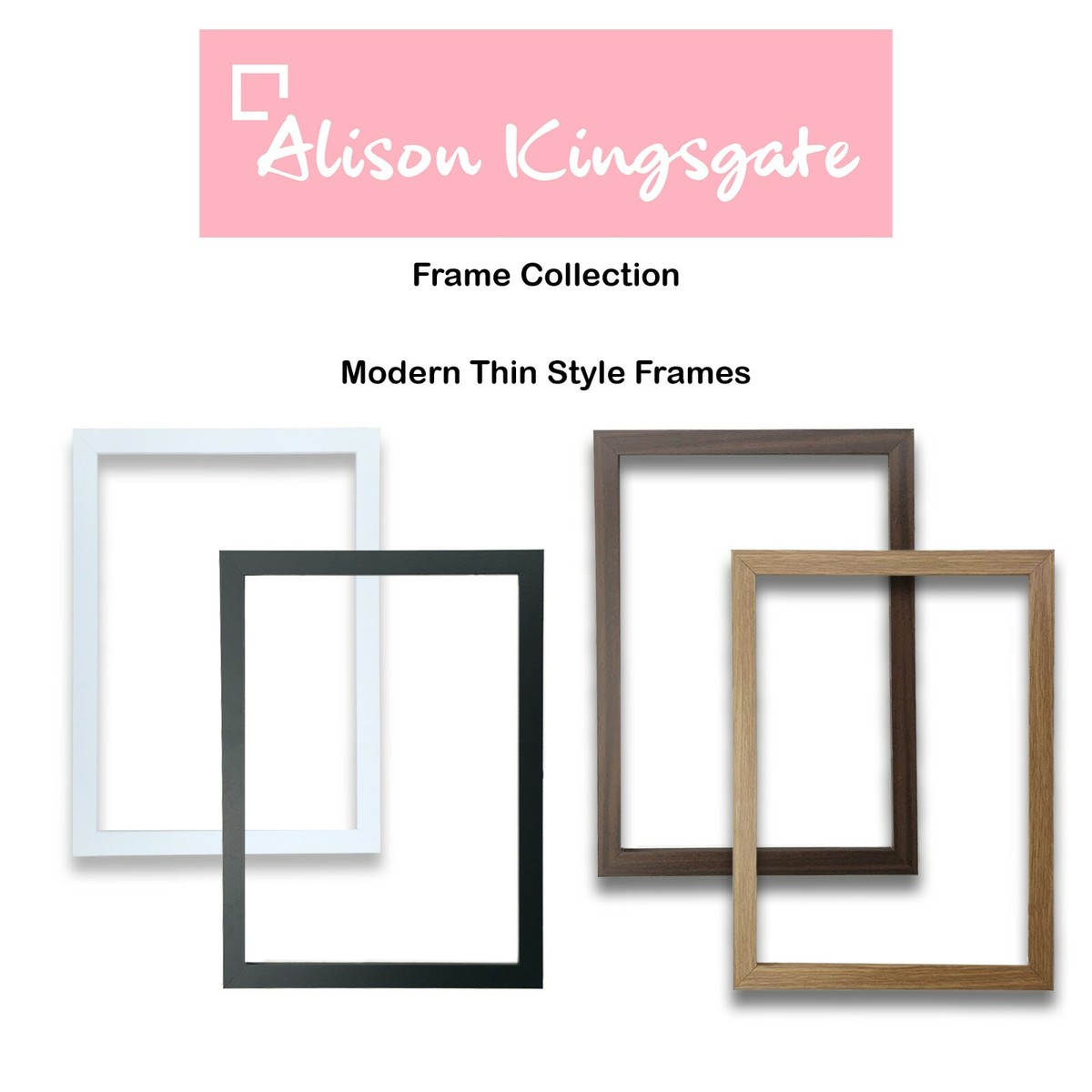 Thin Black Rectangle Frame