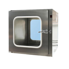 Portable Double Door Pass Through Box Lab Sterilization Cleanroom Tech Pass 220V